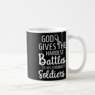 Caneca De Café Cinzas Motivacionais Sobreviventes De Cancer Céreb