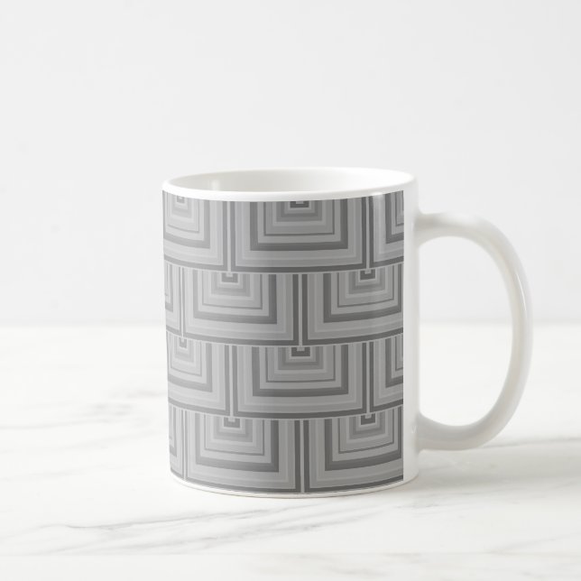 Caneca De Café Cinzas quadradas (Direita)