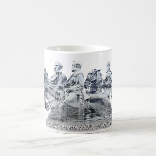 Caneca De Café Cinzeladura de pedra da montanha