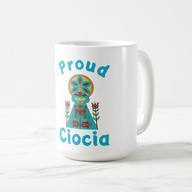 Caneca De Café Ciocia Mug (Frente Esquerda)