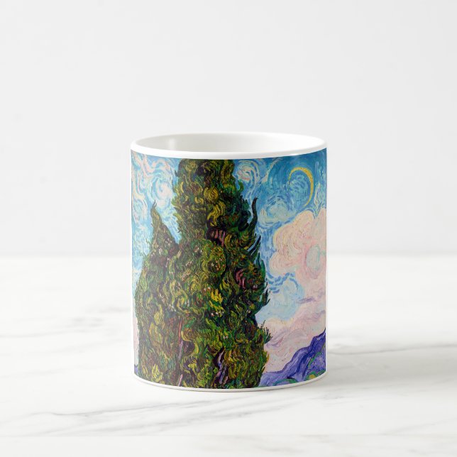Caneca De Café Ciprestes, Van Gogh (Centro)