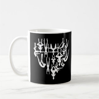 Caneca De Café Circo Aerialista do Coração da Seda Acrobat Acroba