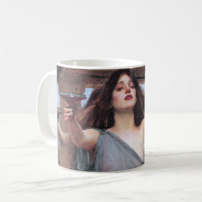 Caneca De Café Circo que oferece a Taça a Ulisses, Waterhouse (Frente Esquerda)