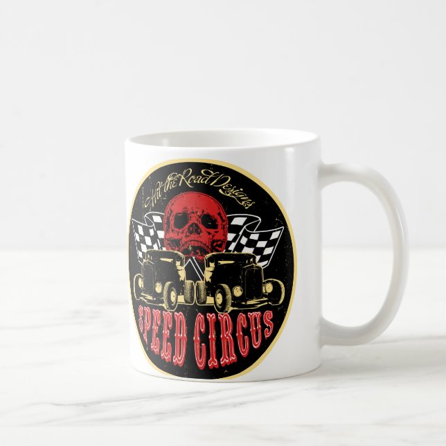 Caneca De Café Circuito de Velocidade (Direita)