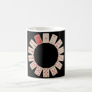 Caneca De Café Círculo Cartões Brincantes