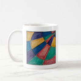 Caneca De Café Círculo Cores