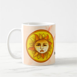 Caneca De Café Círculo do Sol Sorridente