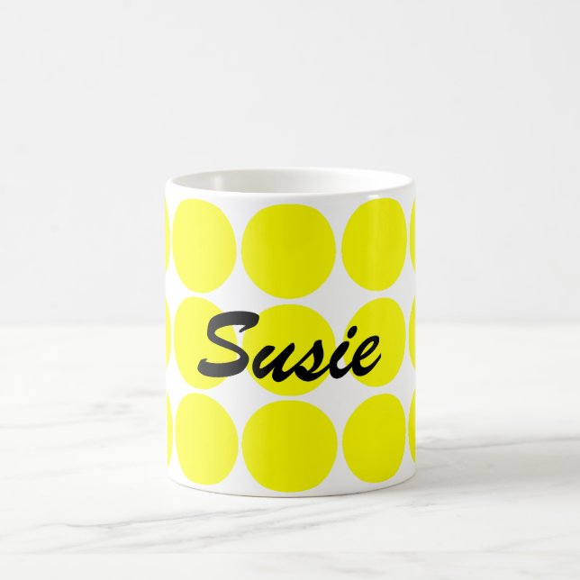 Caneca De Café Círculos Amarelos (Centro)