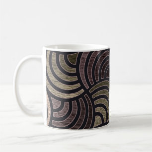 Caneca De Café Círculos coloridos: textura perfeita de alta resol
