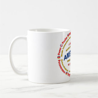 Caneca De Café círculos da América-Alemanha