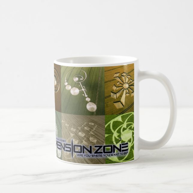 Caneca De Café Círculos da colheita (Direita)