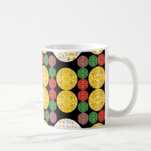 Caneca De Café Círculos de Estrelas