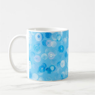 Caneca De Café Círculos de inverno: Bolinhas de Abstrato.