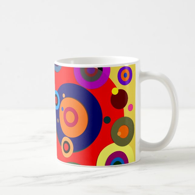 Caneca De Café Círculos Internos #18 (Direita)