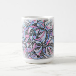 Caneca de Café Círculos Meditativos