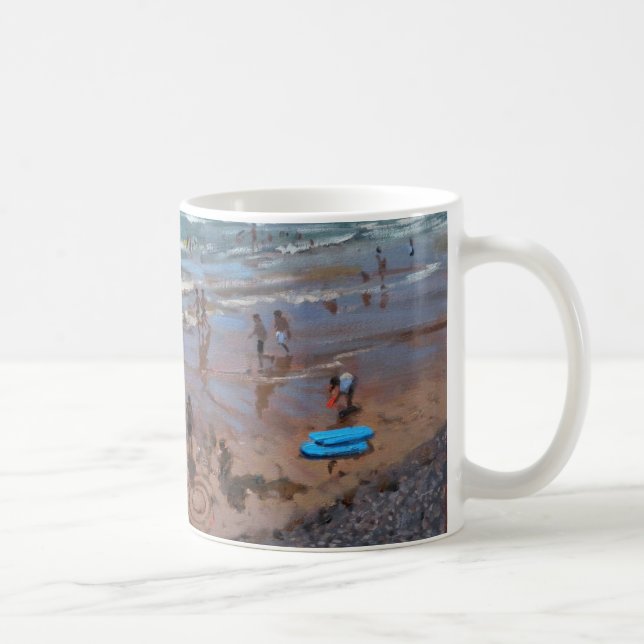 Caneca De Café Círculos na areia Sidmouth 2007 (Direita)