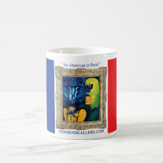 Caneca De Café "Cirque Mére e Enfant" projetaram na bandeira