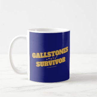 Caneca De Café Cirurgia da vesícula Gallstones Survivous