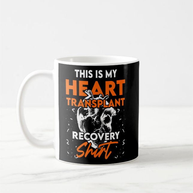 Caneca De Café Cirurgia de recuperação de receptores de transplan (Esquerda)