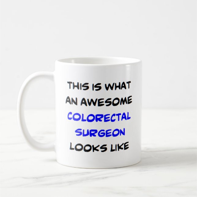 Caneca De Café cirurgião colorectal, incrível (Esquerda)