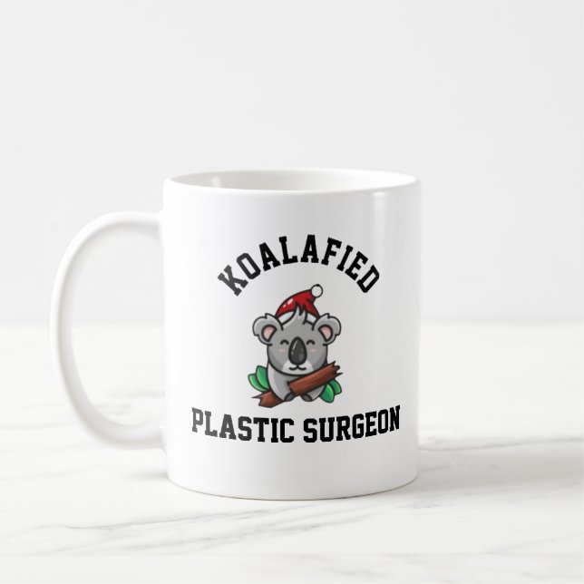 Caneca De Café Cirurgião plástico koalaficado (Esquerda)