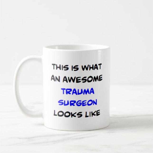Caneca De Café cirurgião trauma, incrível (Esquerda)