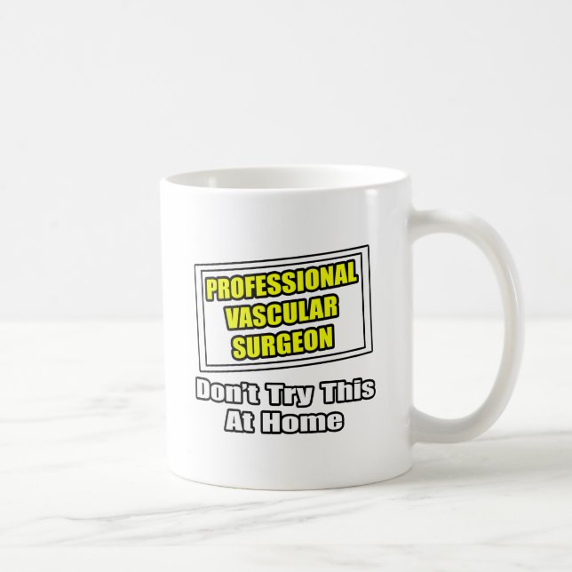 Caneca De Café Cirurgião Vascular Profissional (Direita)
