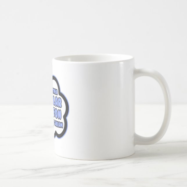 Caneca De Café Cirurgião vascular.. Vivendo O Sonho (Direita)