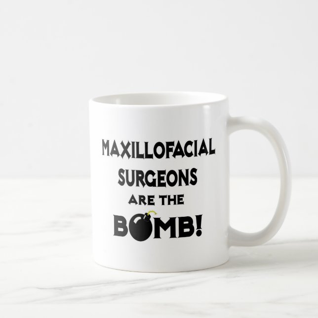 Caneca De Café Cirurgiões Maxilofaciais São A Bomba! (Direita)