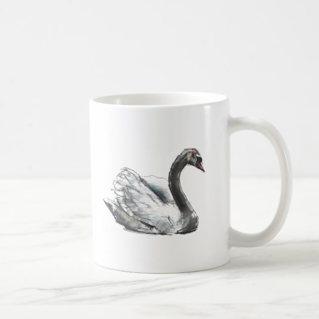 Caneca De Café Cisne (Direita)