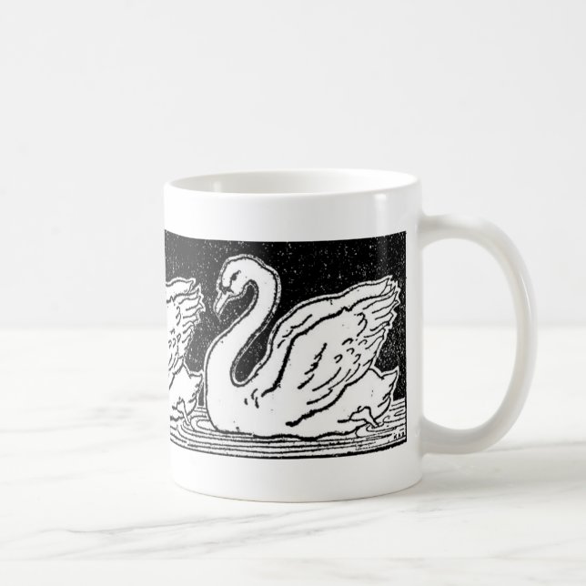 Caneca De Café Cisnes (Direita)