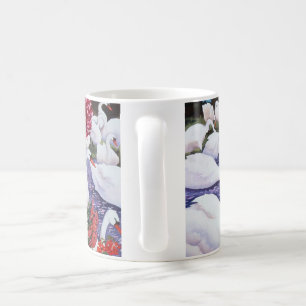 Caneca De Café Cisnes e crisântemos 2005