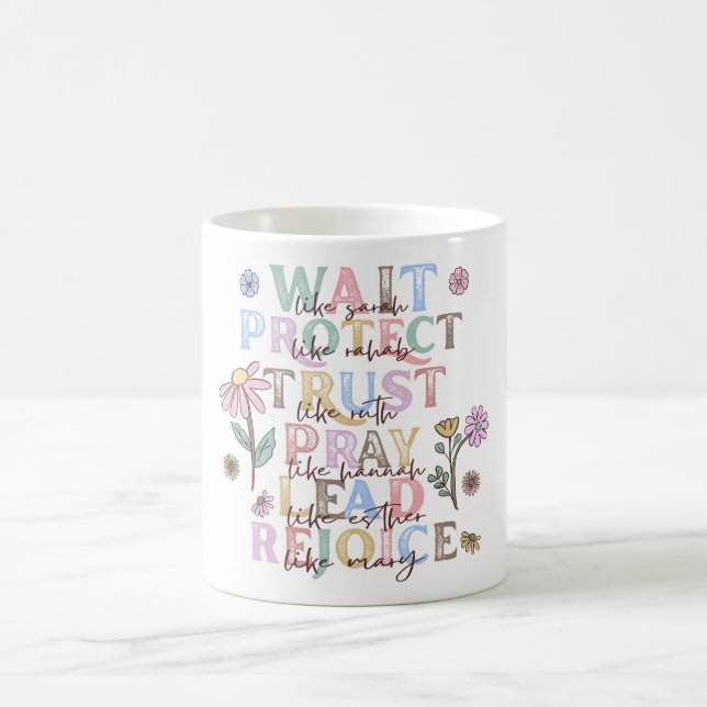 Caneca De Café Citação Cristã de Páscoa Inspiradora (Centro)