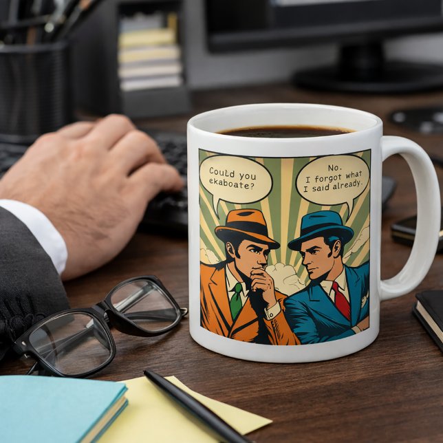 Caneca De Café Citação da Caffeine Comic (Criador carregado)