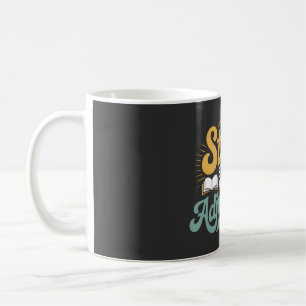 Caneca De Café Citação da coluna de motivação do estudante quirop