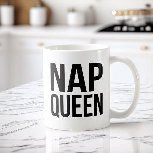 Caneca De Café Citação da Rainha Nap
