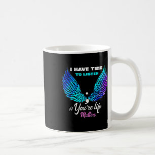 Caneca De Café Citação da Semana Nacional de Conscientização sobr