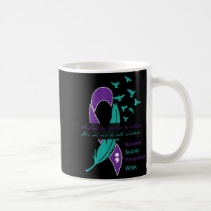 Caneca De Café Citação da Semana Nacional de Prevenção ao Suicídi