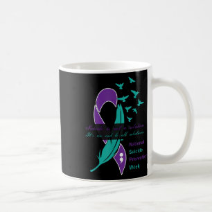 Caneca De Café Citação da Semana Nacional de Prevenção do Suicídi