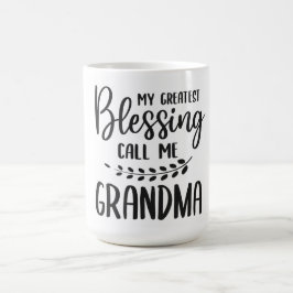 Caneca de Café Citação da Vovó