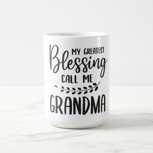 Caneca de Café Citação da Vovó (Centro)