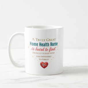 Caneca De Café Citação de Agradecimento de Enfermeira de Saúde Do