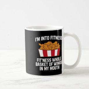 Caneca De Café Citação de Asas de Frango Asa Quente Comida Rápida