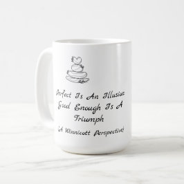 Caneca De Café Citação de Autoestima de Winnicott