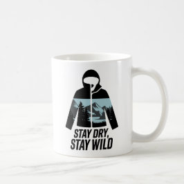 Caneca De Café Citação de Aventura ao Exterior para Permanecer Se