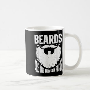 Caneca De Café Citação de Barba Barbás São o Novo Six Pack 