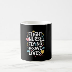 Caneca De Café Citação de Enfermeira de Voo para Esquadrão de Enf