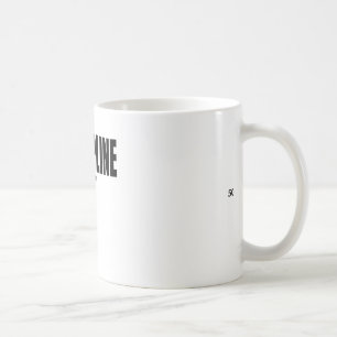 Caneca De Café Citação de Fitness Treino de Academia Ck Impressão