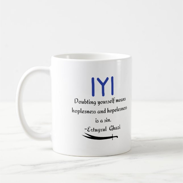 Caneca De Café Citação de Kayi Ertugrul Ghazi sobre as ilhas Hope (Esquerda)