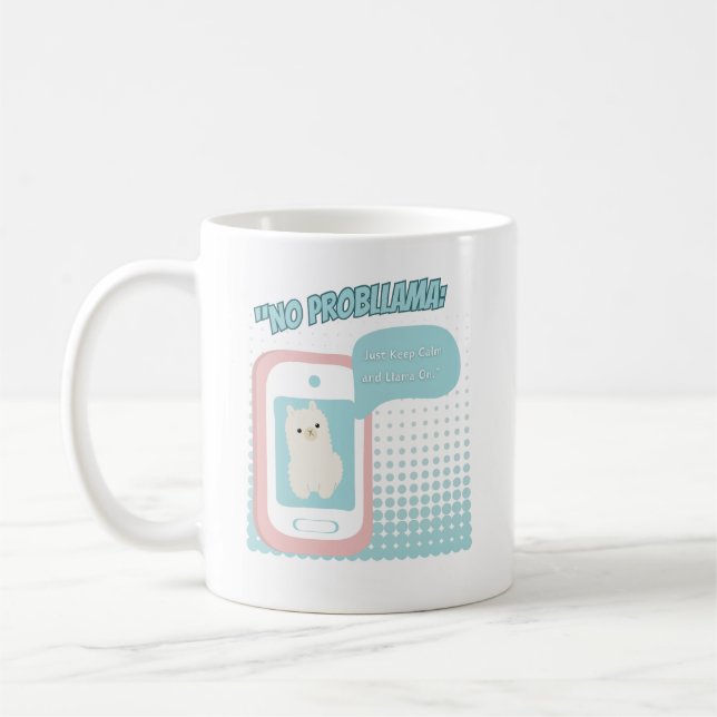 CANECA DE CAFÉ CITAÇÃO DE LLAMA (Esquerda)
